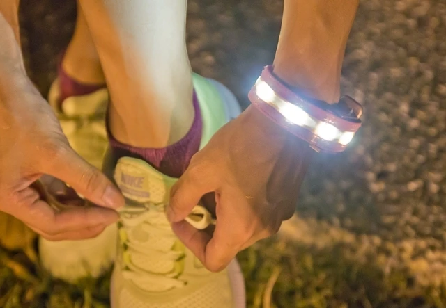 LED 安全警示防水手環