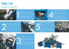 Letterpress Machine Hatchback type platen press  label printing machine