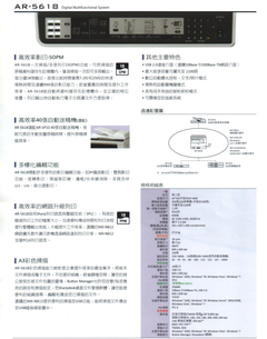 SHARP黑白數位影印機AR-5618