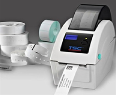針對醫療、各類腕帶式耗材所精心設計的2英吋寬熱感式條碼列印機