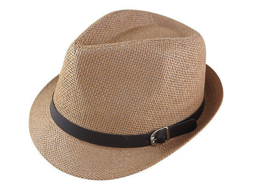 全新 咖啡皮帶紳士帽 -表演團體紳士帽-3色