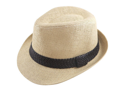 假夏天限定/ 男帽女帽 流行鱷魚皮緞帶設計草帽-紳士帽 (歡迎團購)