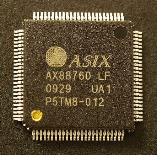 亞信電子推出整合USB 2.0 MTT集線器及USB 2.0轉乙太網路控制器的單晶片-AX88760