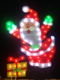 LED 糜皮 聖誕老公公 +禮物