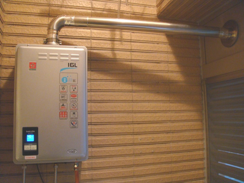櫻花牌浴SPA16L數位恆溫熱水器安裝