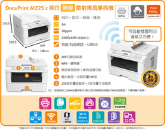 黑白複合機 Fuji Xerox M225 Z 特色簡介