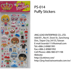 PS-014 Puffy Stickers