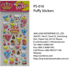 PS-016 Puffy Stickers