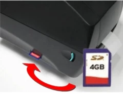 單機作業步驟1-檔案存在SD卡插入機身