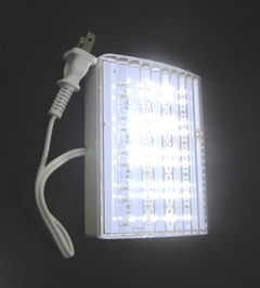 LED緊急照明燈側面