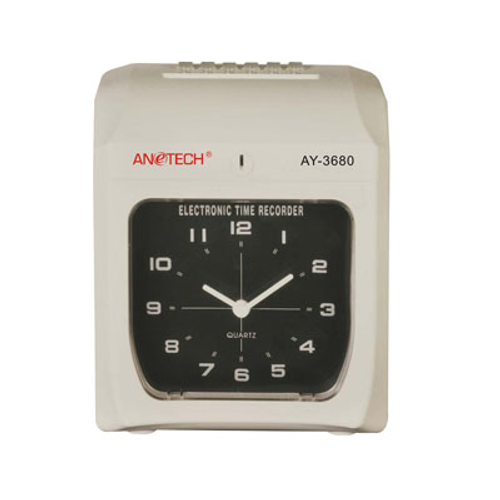 ANETECH AY-3680 六欄位微電腦打卡鐘