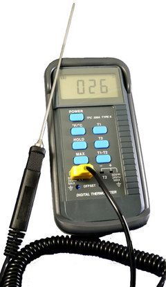 TP02 K-TYPE熱電偶感溫棒+306A溫度表