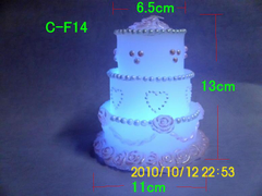 蛋糕造型發光蠟燭