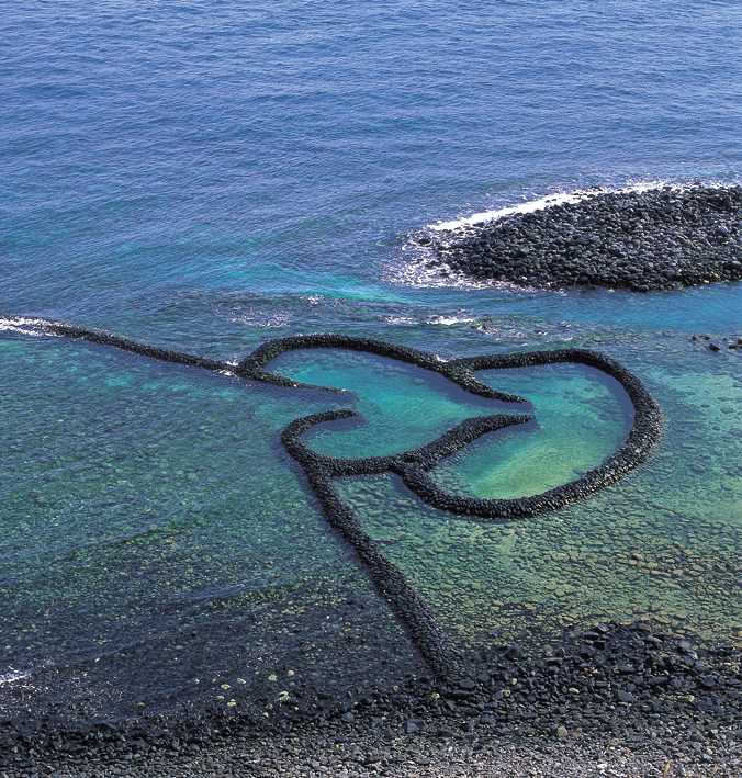 澎湖七美雙心石滬