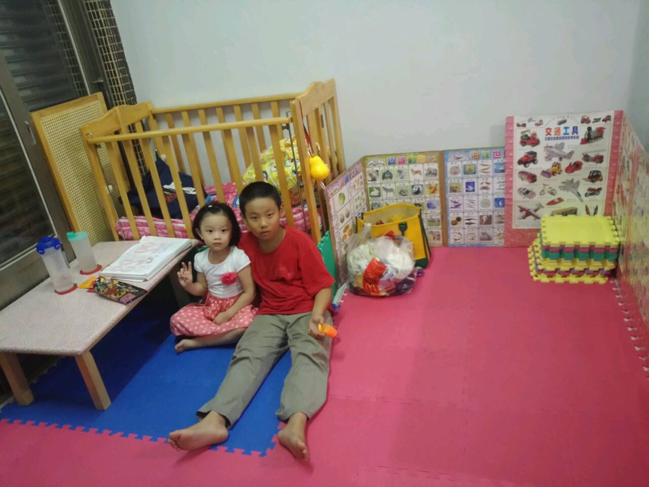 哥哥與妹妹都好喜歡這裡