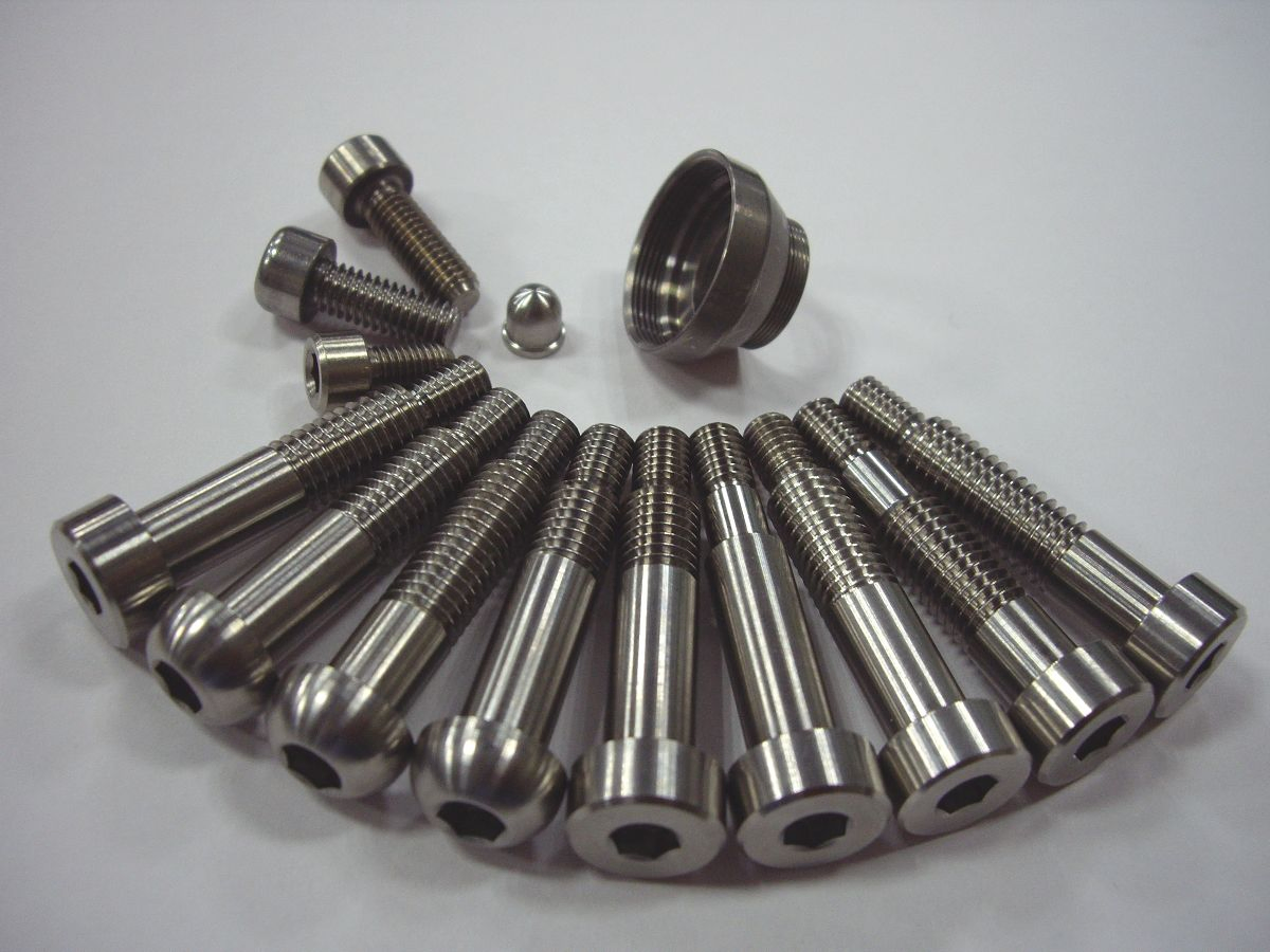 Titanium precision turned parts