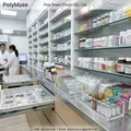 精品門市專櫃陳列用 高透光壓克力防塵展示盒-斜口盒