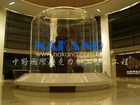 台塑企業文物館壓克力保護罩完成