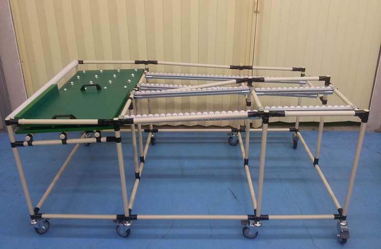 輸送工作台(台車輕量化,快速組裝)