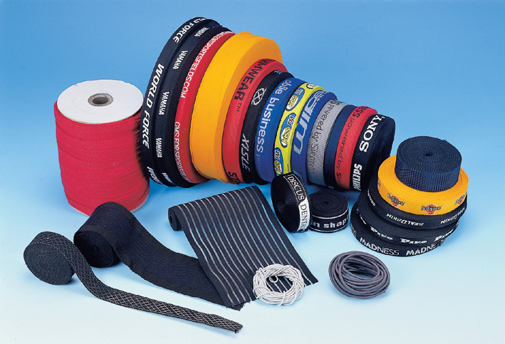 織帶，圓織帶，鬆緊帶，緹花織帶，識別證帶，頸吊帶