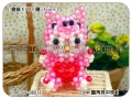 串珠材料包-變裝KITTY豬-圓角珠中珠