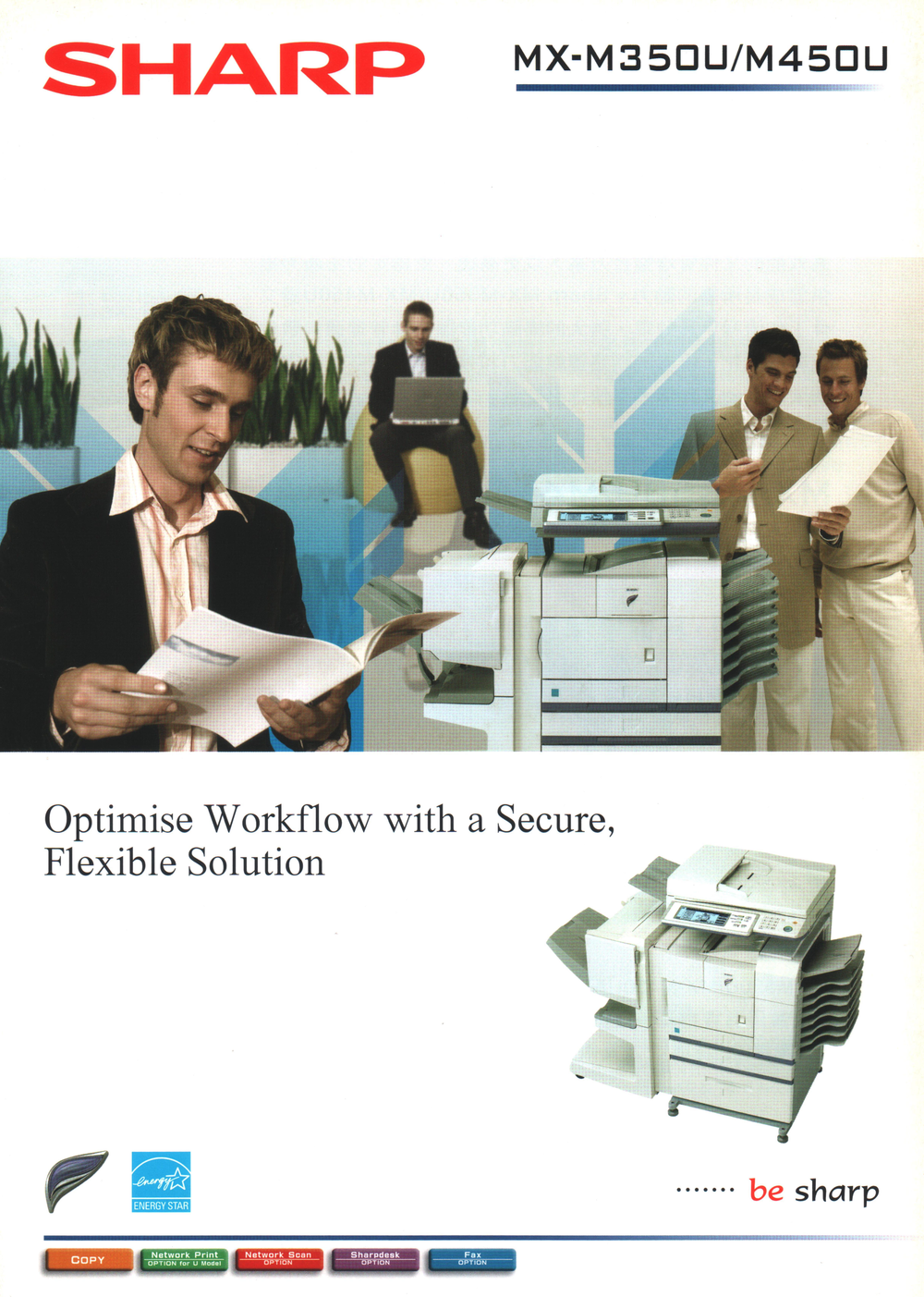 SHARP黑白數位影印機MX-M350U_MX-M450U