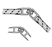 SK-SS202 135度止水條(磁鐵)