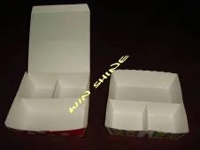 Paper lunch Box-WS-8809 3 compartment