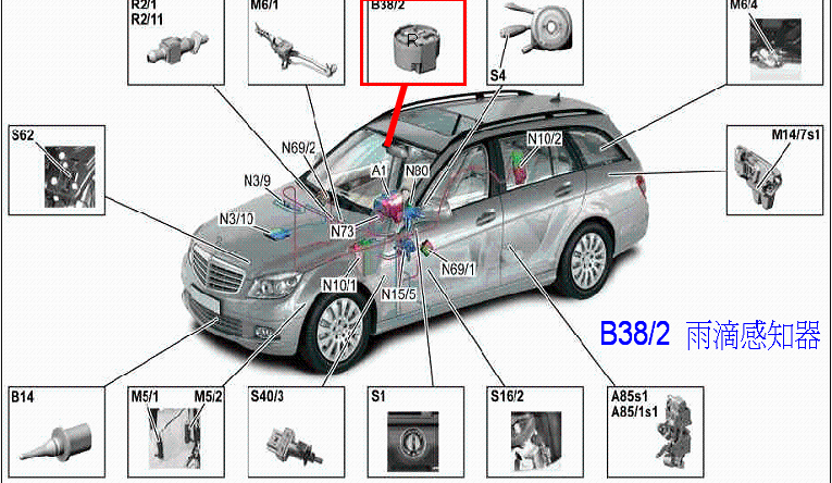 B38/2雨滴感知器
