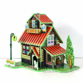 超亮夜光3D立體組裝模型-小木屋