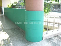 材質柔軟易於彎曲凹折、可黏貼於圓柱體