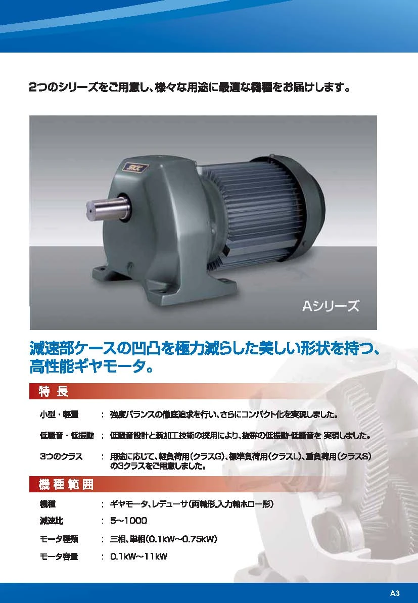 住友重工SKK系列中功率齒輪馬達2