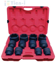 12PC 1"DR. IMPACT SOCKET SET