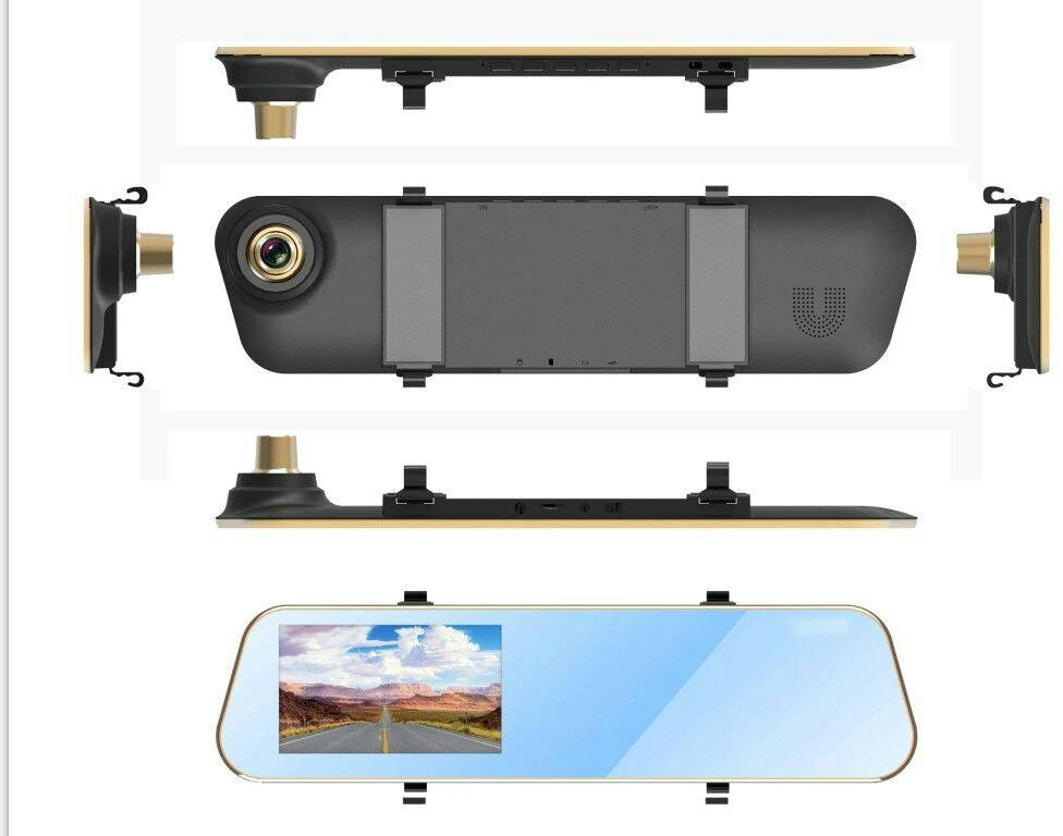 後視鏡輕薄流線造型