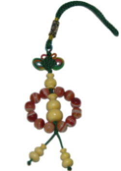 茉草葫蘆吊飾+瑪瑙