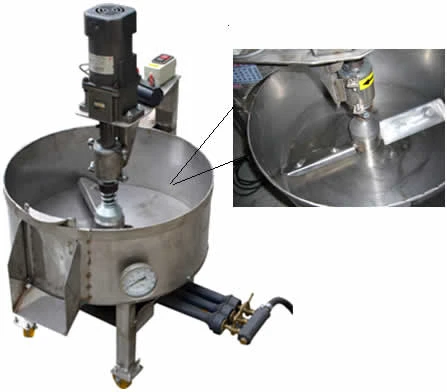 桌上型炒鍋機。炒麵茶機。麵茶炒鍋機