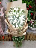 今生最愛33朵白玫瑰花束