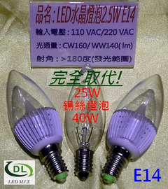 LED E14燈泡規格完全相容