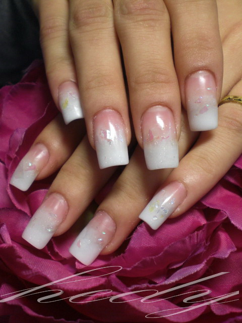 水晶指甲-念于-10月優惠雙色璀璨