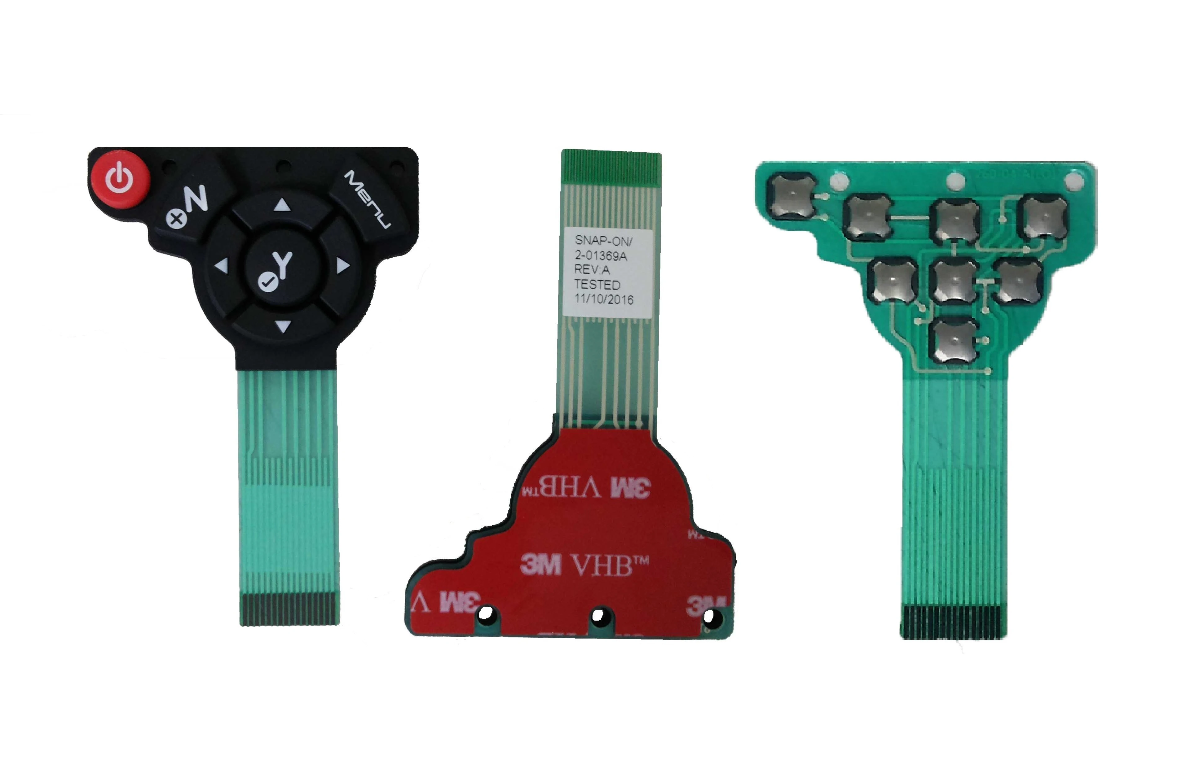 橡膠開關+橡膠按鍵+彈片印刷電路