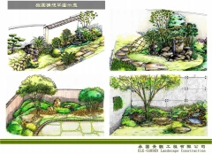 規劃設計階段之庭園構想草圖