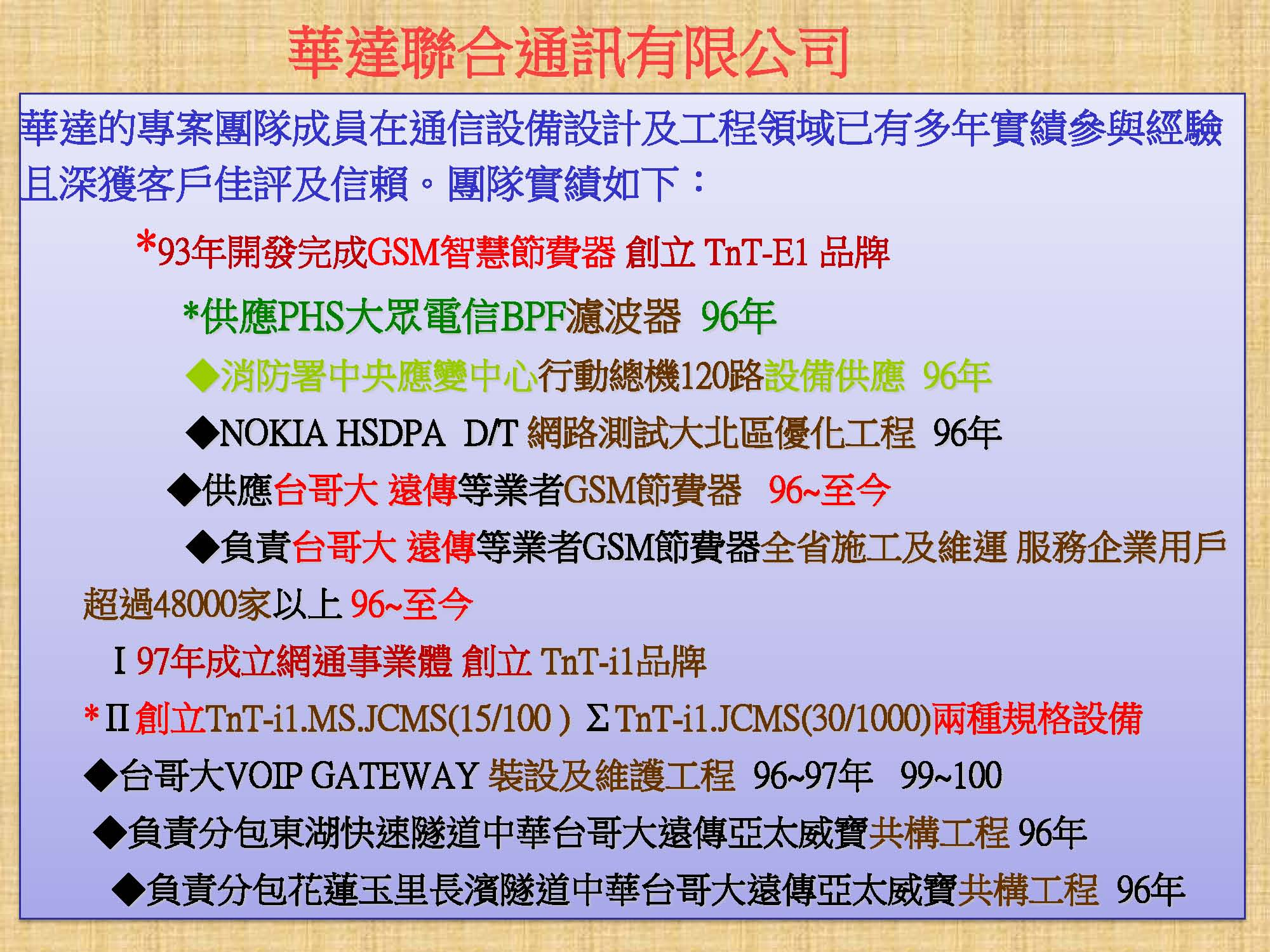 華達聯合通訊有限公司