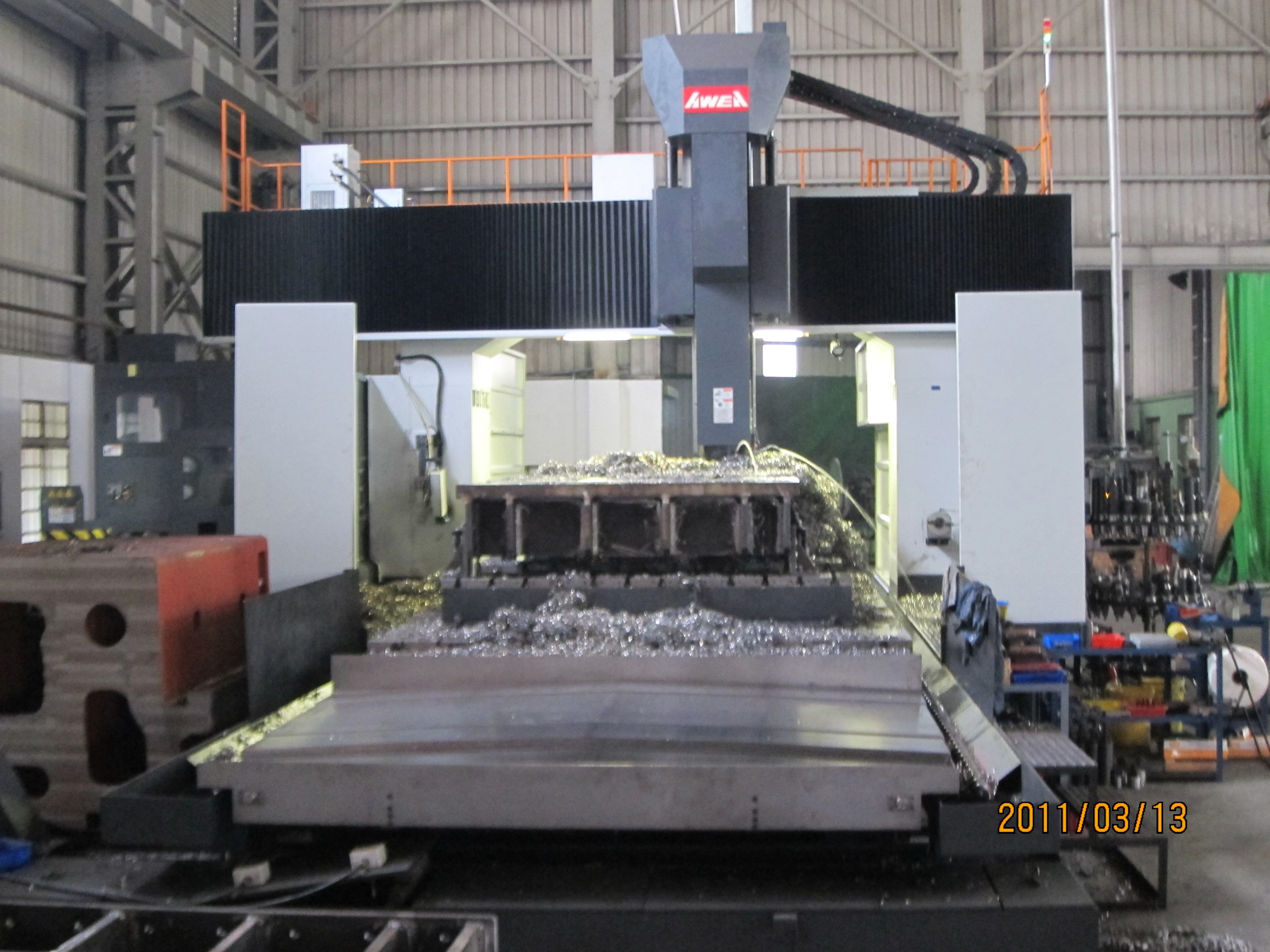 龍門型五面加工中心機X軸7000*Y軸4500*Z軸1400