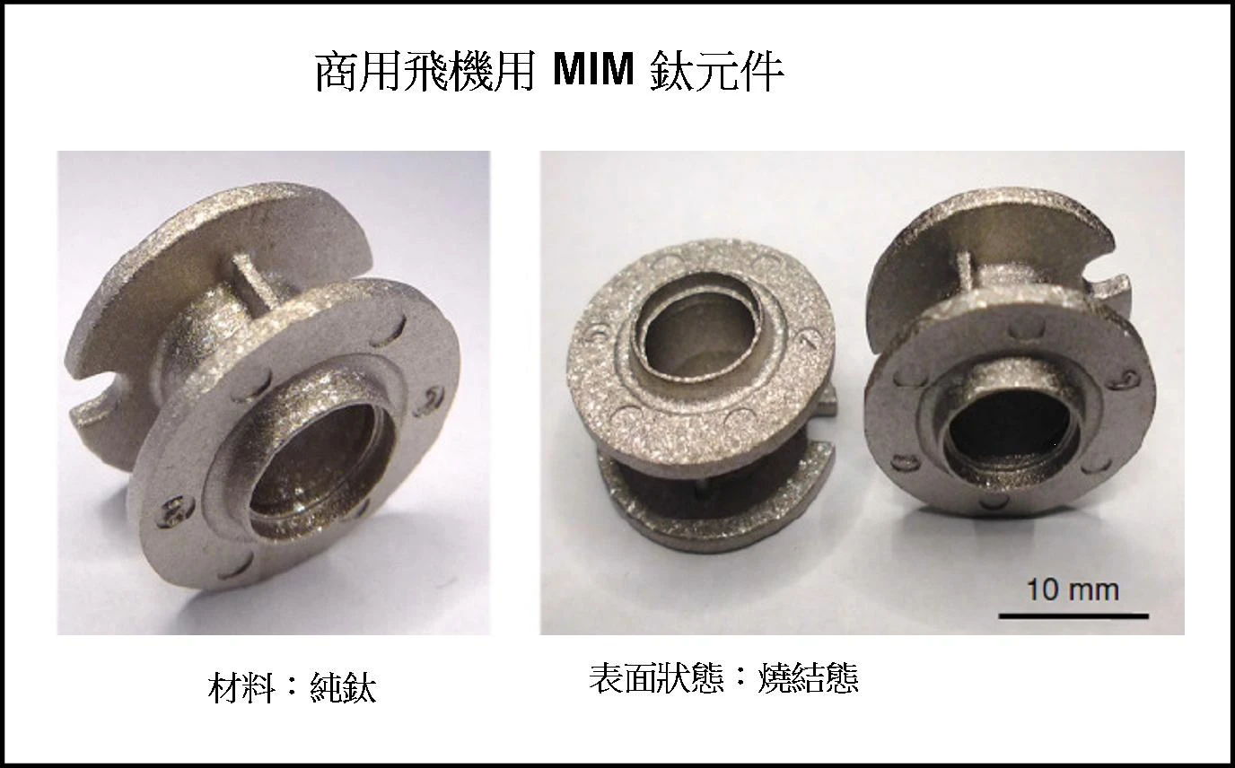 商用飛機用 MIM 鈦元件