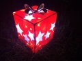 LED 禮物盒 紅+白