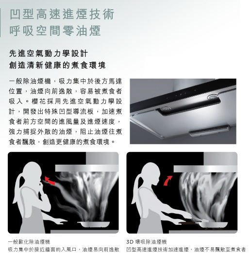 排油煙機吸力強油煙不擴散