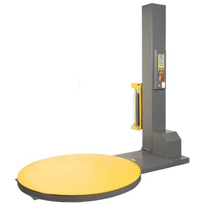 轉盤式半自動膠膜棧板機