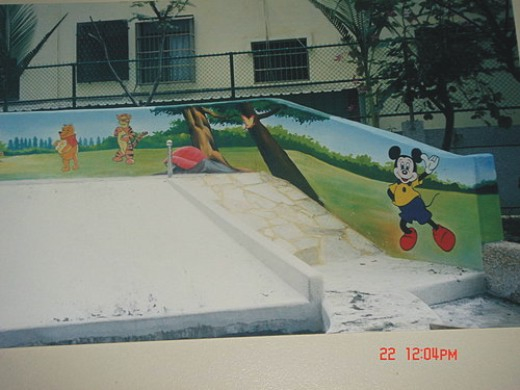 鳴賢廣告~外牆彩繪~彩繪屏東冬山河 ~2