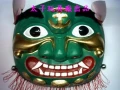 民俗童玩~大獅頭~布袋戲舞獅面具批發零售