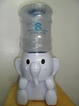 萬興淨水-8杯裝 迷你飲水機-白色小象 可愛動物